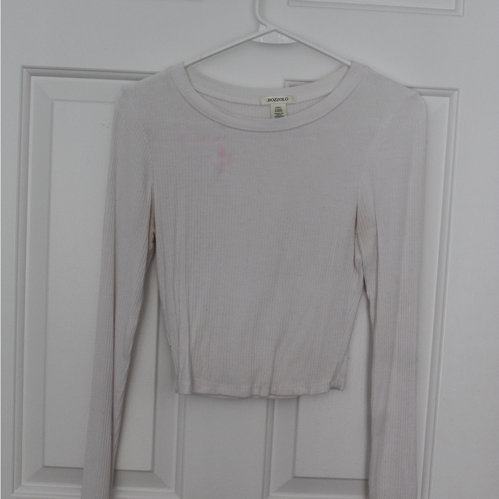 White Forever 21 Crop Top
